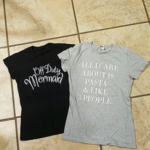 2 juniors sz small tshirts